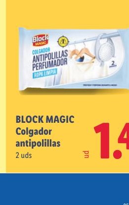 BLOCK MAGIC Colgador antipillas
