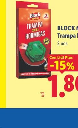 BLOCK MAGIC Trampa hormigas