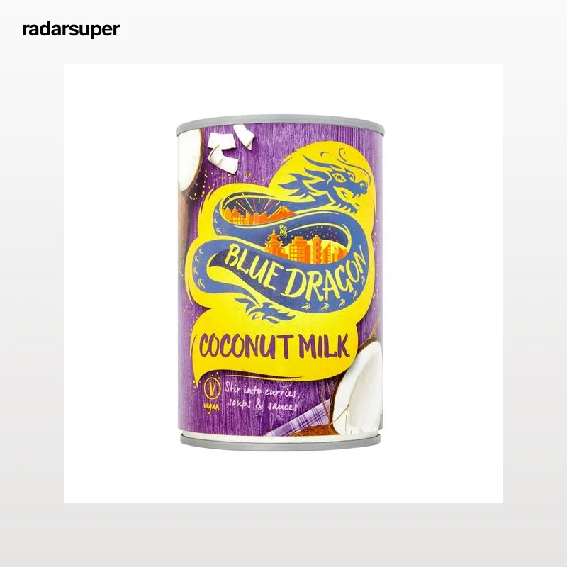 BLUE DRAGON Jugo de coco  lata de 400 ml.