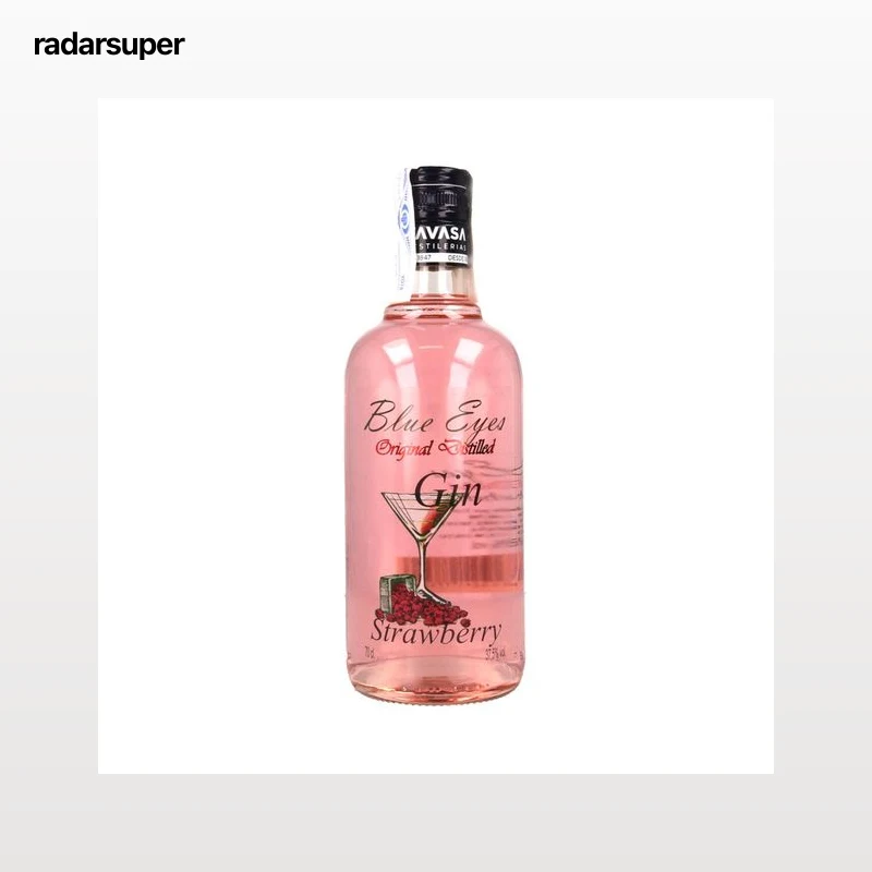 BLUE EYES Ginebra con fresas botella 70 cl.