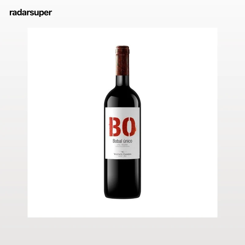 BO BOBAL Único Vino tinto con D.O. Utiel - Requena botella 75 cl.