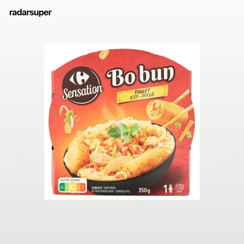 Bo Bun pollo Carrefour Sensation 350 g.