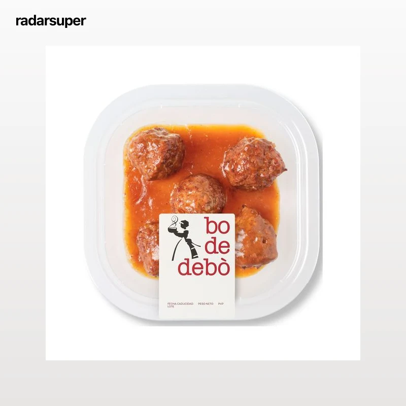 BO DE DEBÓ Albóndigas mixtas (cerdo-vacuno) con salsa jardinera 300 g.