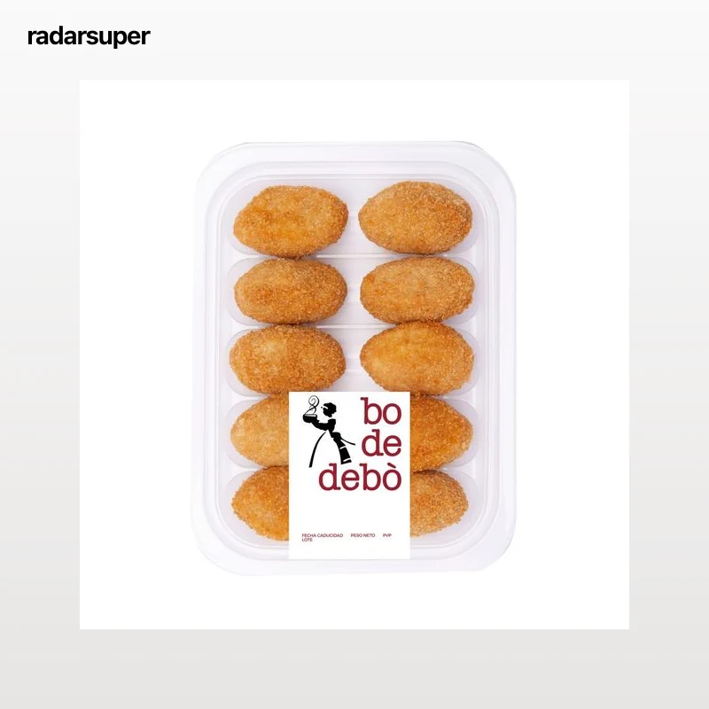 BO DE DEBÓ Croquetas fritas de cocido, listas para calentar y comer 300 g.