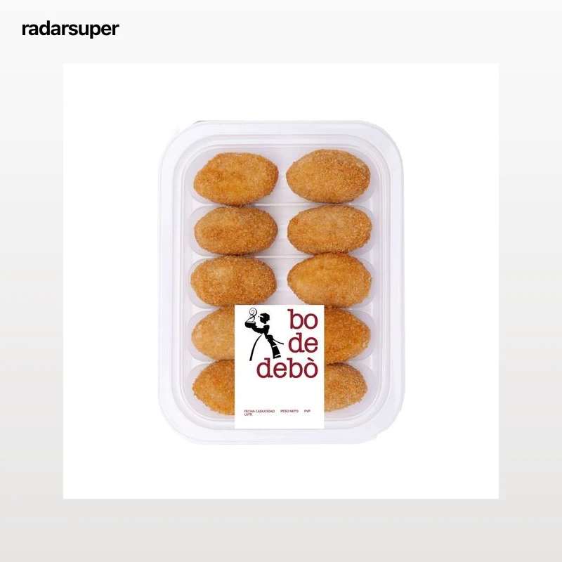 BO DE DEBÓ Croquetas fritas de espinacas y crema de queso 10 uds. 295 g.