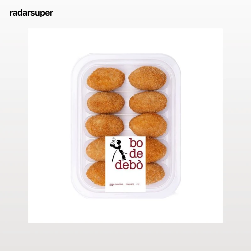 BO DE DEBÓ Croquetas fritas de jamón ibérico BO DE DEBÓ 10 uds.