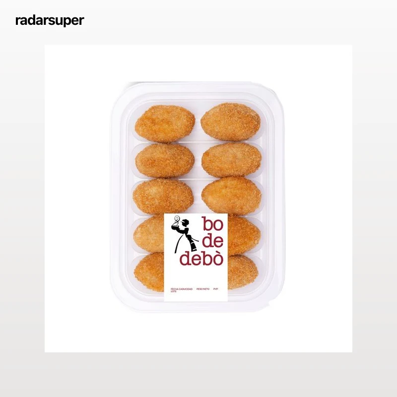 BO DE DEBÓ Croquetas fritas de pollo, lista para calentar y comer BO DE DEBÓ 295 g.