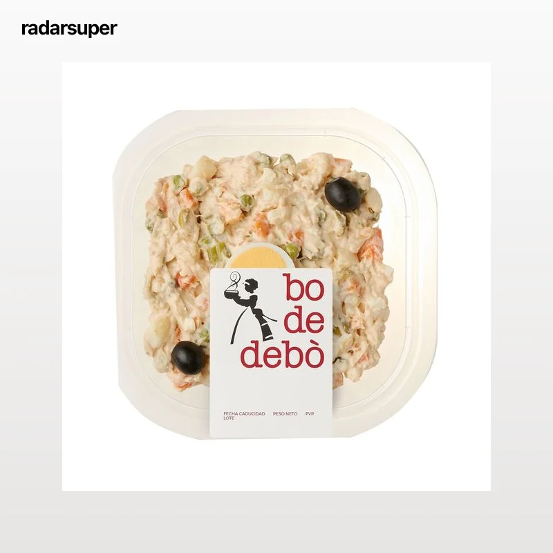 BO DE DEBÓ Ensaladilla rusa con huevo y aceitunas, lista para comer BO DE DEBÓ 300 g.