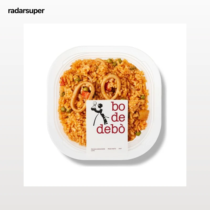 BO DE DEBO Paella preparada y lista para calentar y comer 300 g.