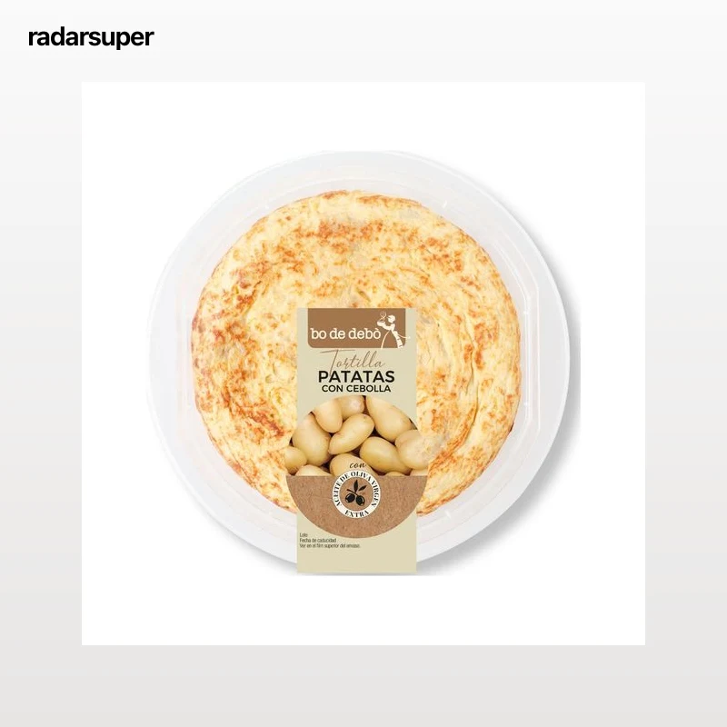 BO DE DEBÓ Tortilla fresca de patatas con cebolla, elaborada sin gluten y sin lactosa BO DE DEBÓ 335 g.