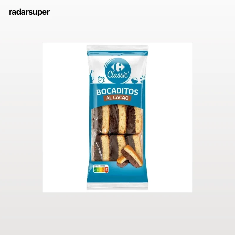 Bocaditos al cacao Carrefour Classic 500 g.