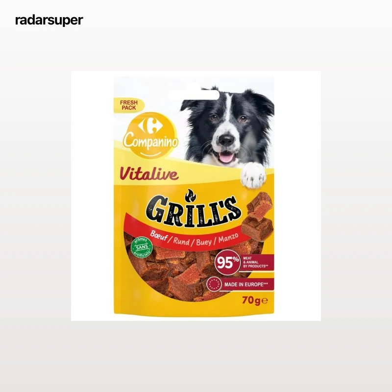 Bocaditos de buey para perro Carrefour Companino 70 g