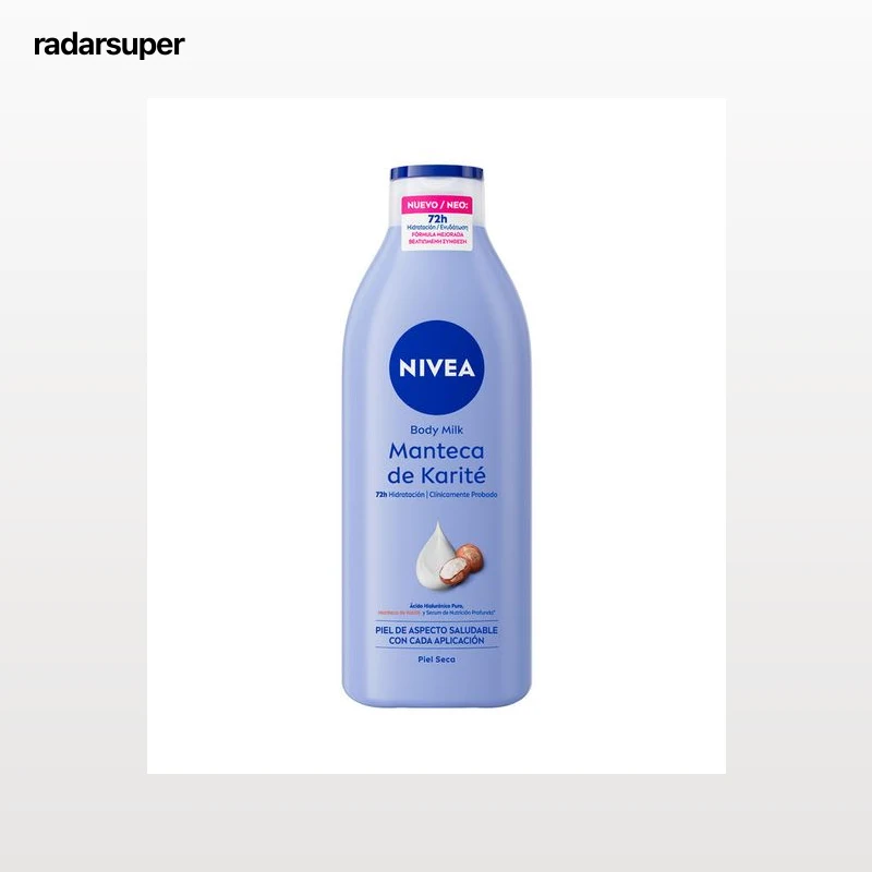 Body milk Nivea 400 ml manteca de karité piel seca