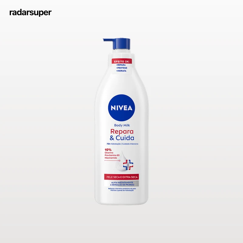 Body Milk Nivea 400 ml Repara&Cuida Piel Extra Seca