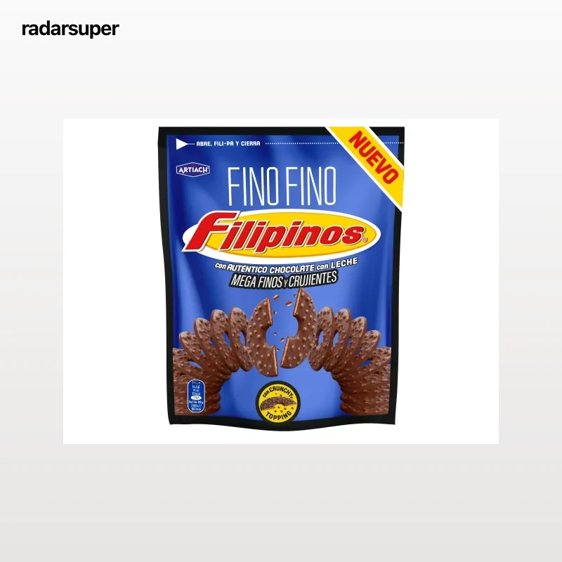BOLACHA FILIPINOS FINO FINO CHOCOLATE LEITE 87G