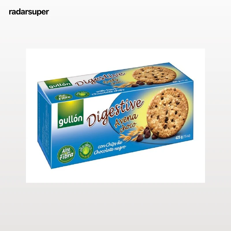 BOLACHA GULLON DIGESTIVE AVEIA CHOCOLATE 425G
