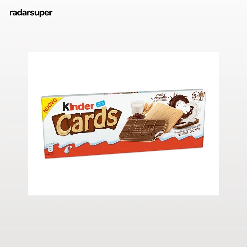 BOLACHA KINDER CARDS 128G