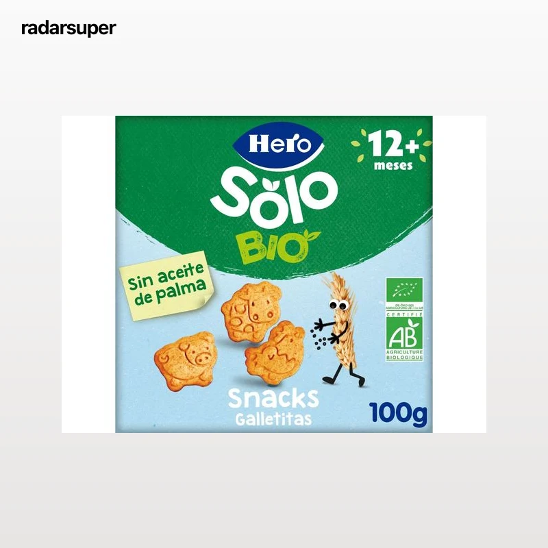 BOLACHAS HERO SOLO BIO ANIMAIS 100G