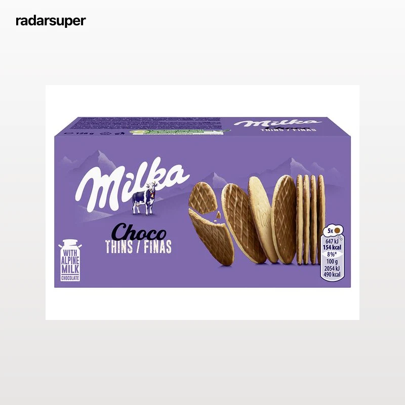 BOLACHAS MILKA CHOCO FINAS 126G