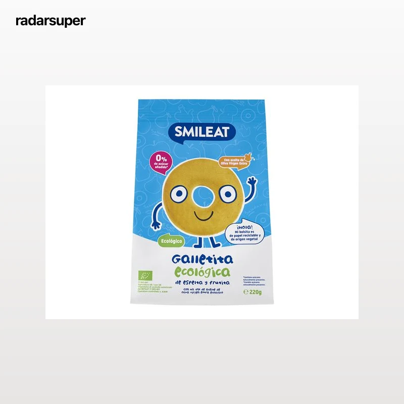 BOLACHAS SMILEAT BIO ESPELTA E FRUTA 220G