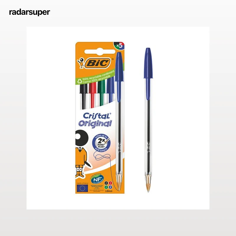 Bolígrafo cristal original surtido Bic 5 uds