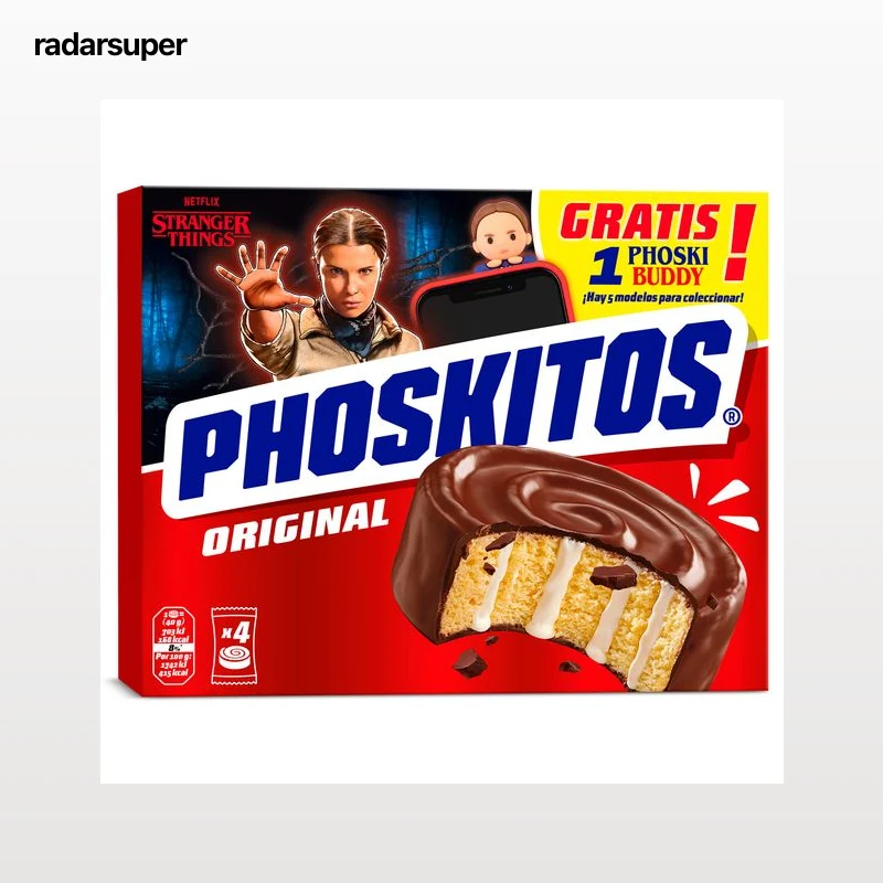 Bollitos rellenos de leche Phoskitos 160 g