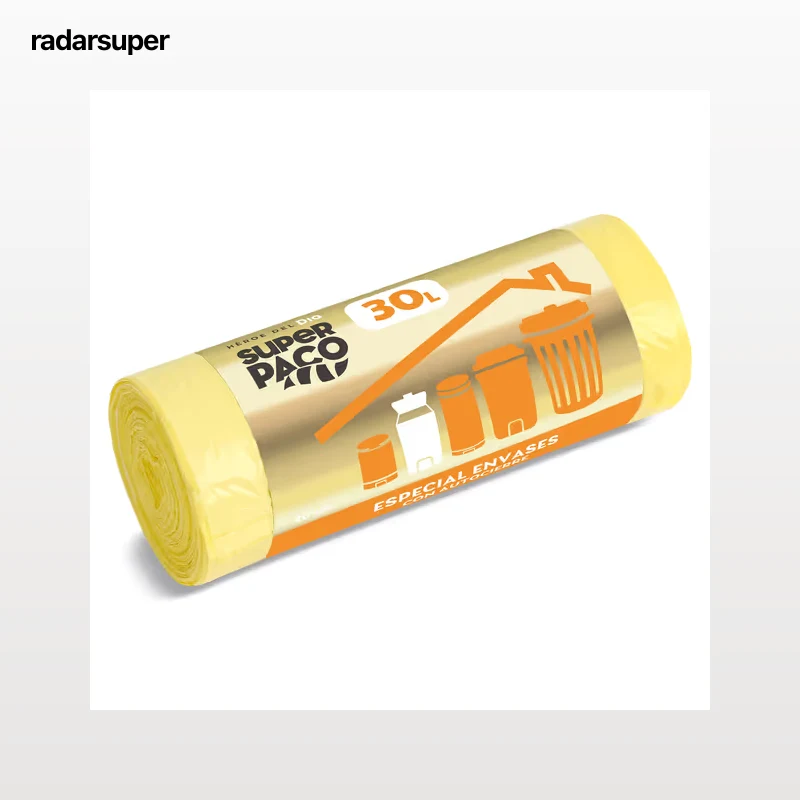 Bolsa de basura 30 L para envases con autocierre Dia Super Paco 20 unidades