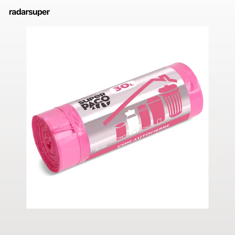 Bolsa de basura 30 L perfumada con autocierre Dia Super Paco 20 unidades