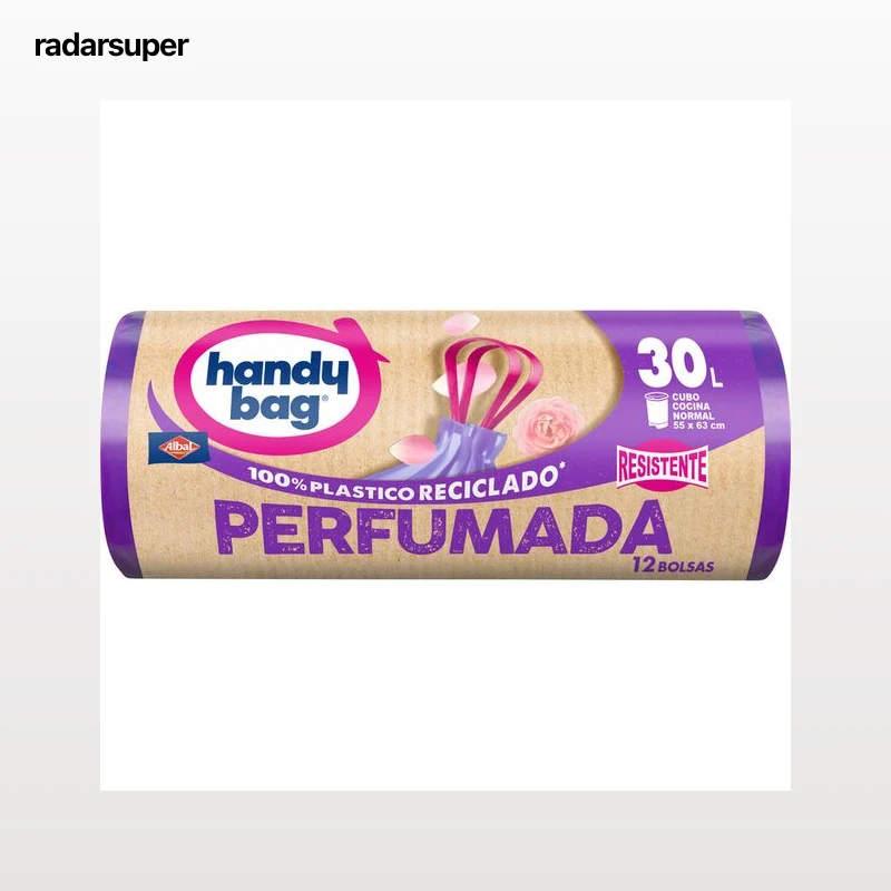 Bolsa Basura Handy Bag Perfumada 30L 12 bolsas