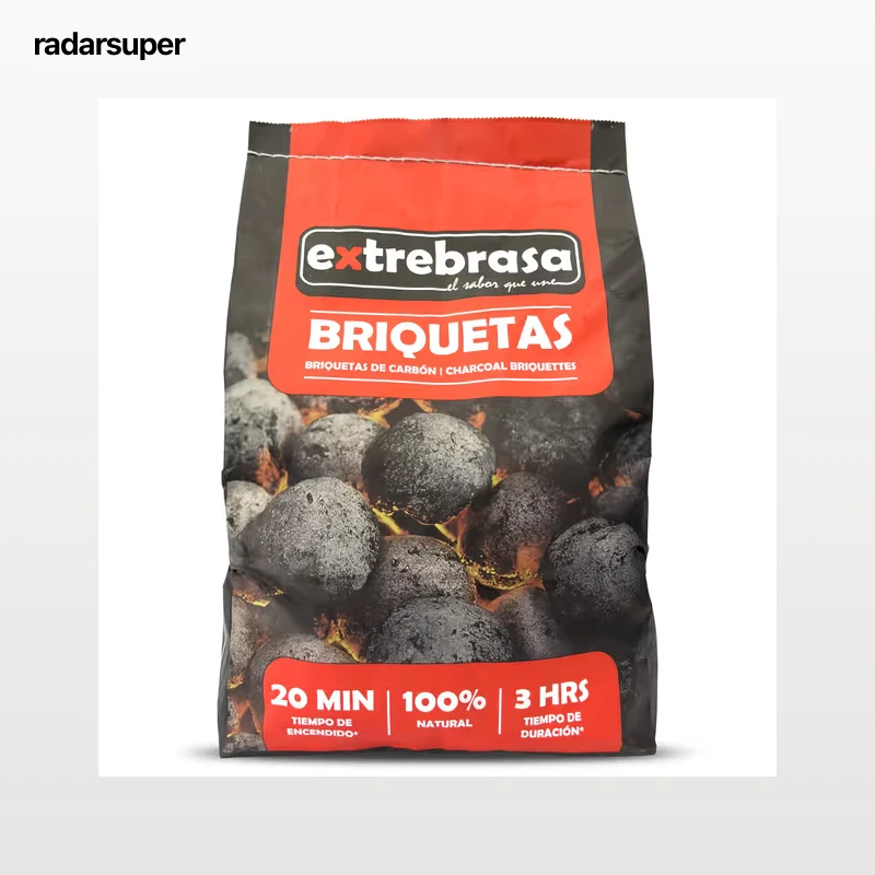 Bolsa de briquetas de carbón Doña Ana 3 Kg