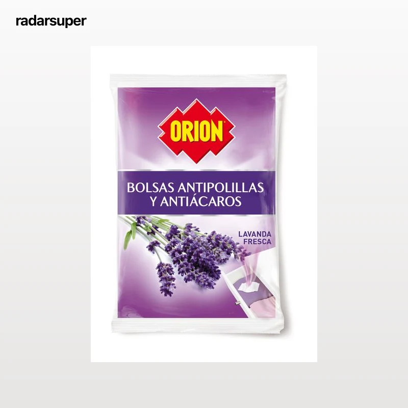 Bolsas Antipolillas Aroma a Lavanda Fresca Orion - Bolsa de 20uds