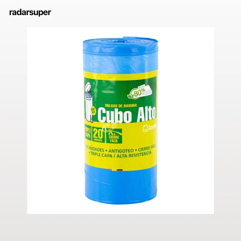 Bolsas de basura Lanta 20 uds 30 litros cubo alto
