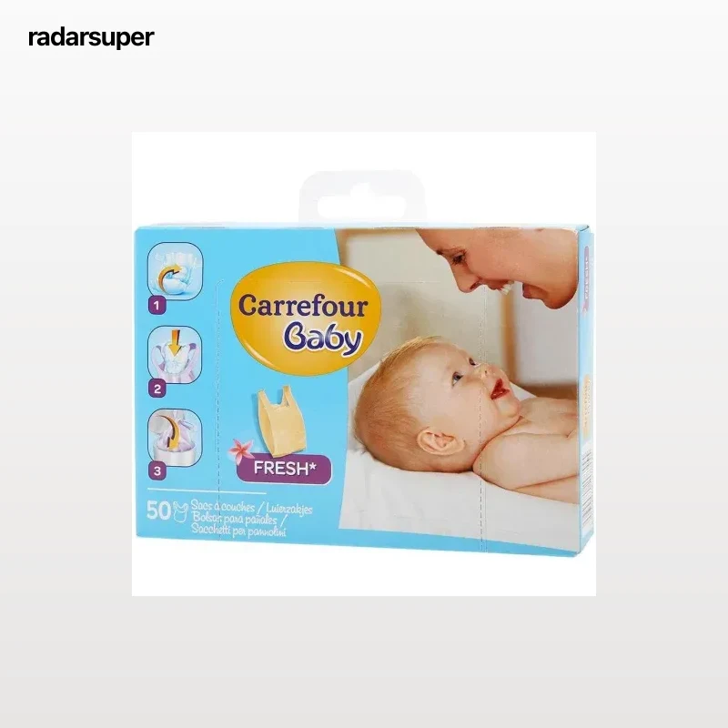 Bolsas Pañales Carrefour Baby x50