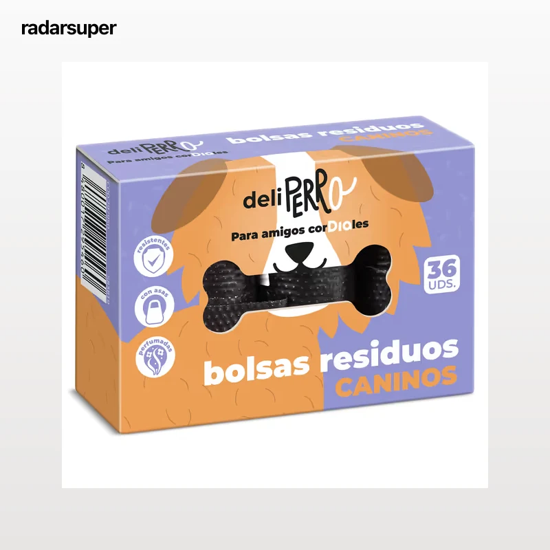 Bolsas para residuos caninos con asas Dia Deliperro 36 unidades