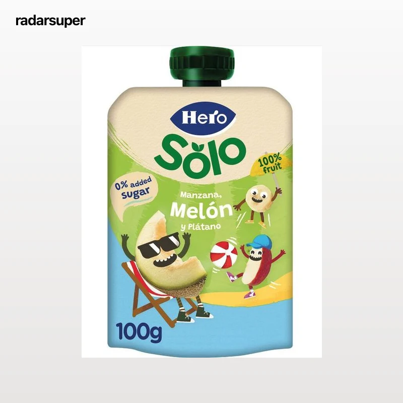 Bolsita Hero Solo Manzana, Melón y Plátano 100g