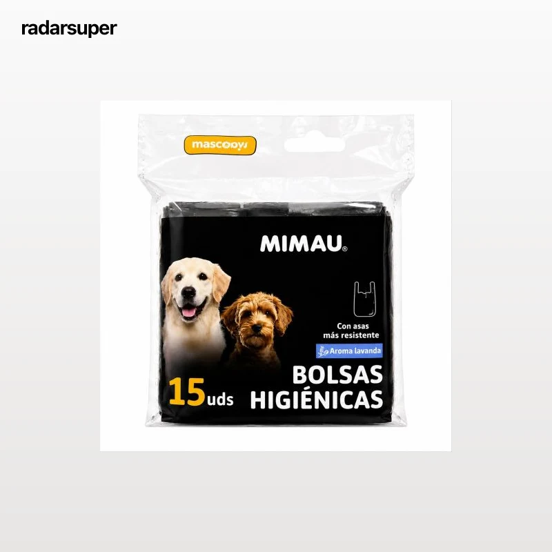 Bolsitas higiénicas para perro con asa Miguau 3x15 uds