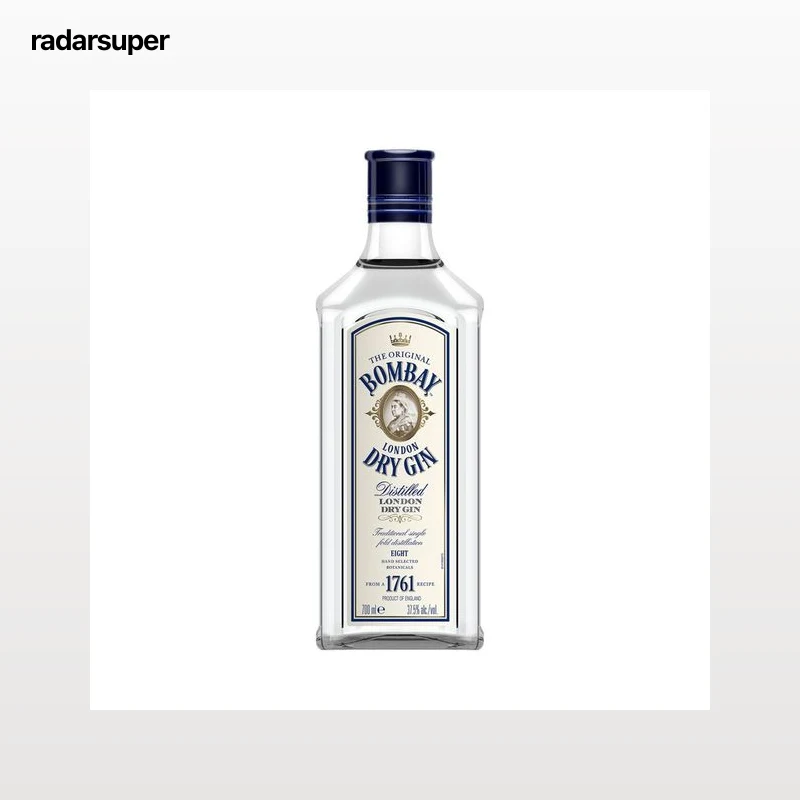 BOMBAY Ginebra inglesa tipo London dry gin botella 70 cl.