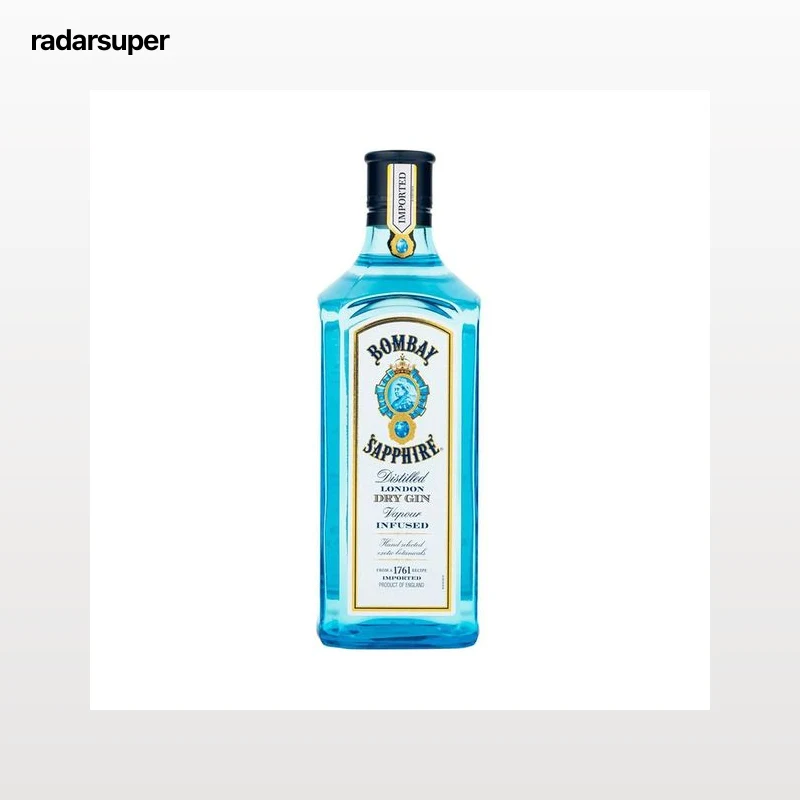 BOMBAY Sapphire Ginebra inglesa tipo London dry gin botella 35 cl.