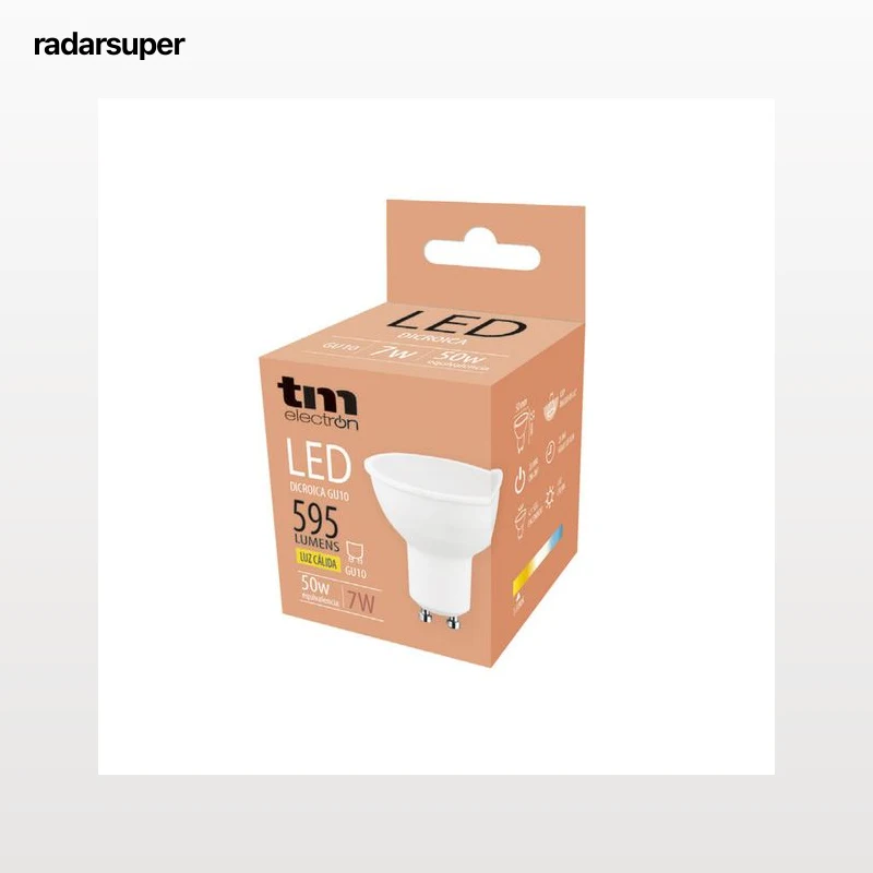 Bombilla Led Dicroica gu10 TM 7W calida