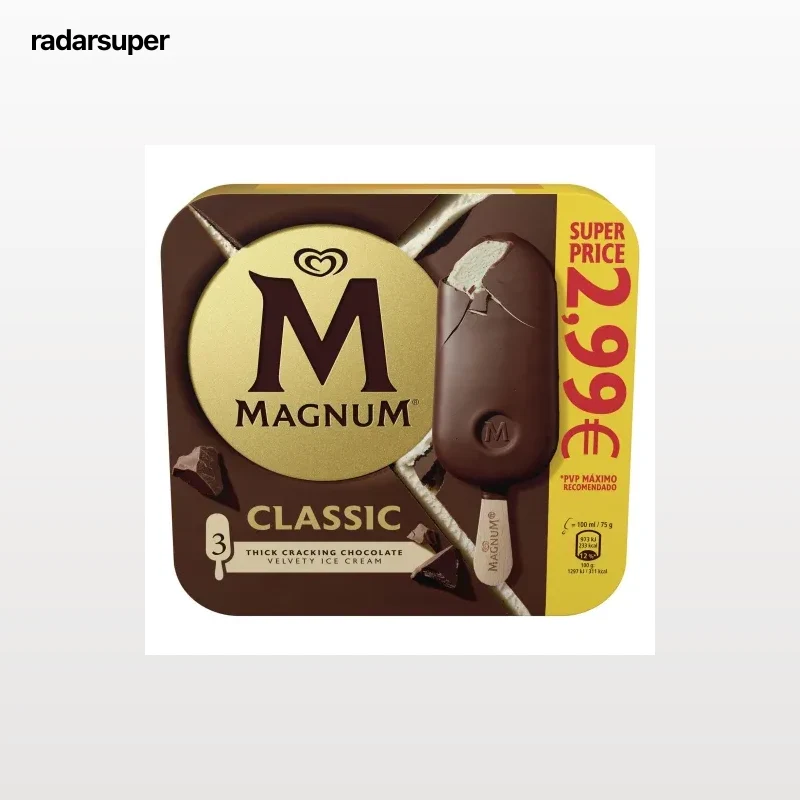 Bombón helado mini Magnum Classic 6 ud.