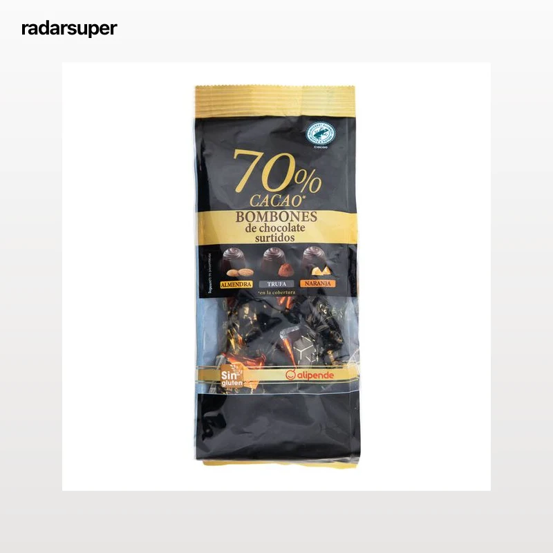 Bombones 70% cacao Alipende 180g