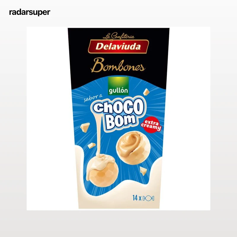 Bombones de chocolate con extra creamy Gullón Delaviuda 150g