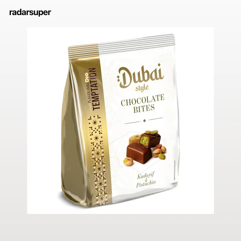 Bombones de chocolate con pistacho estilo Dubai Dia Temptation 150 g