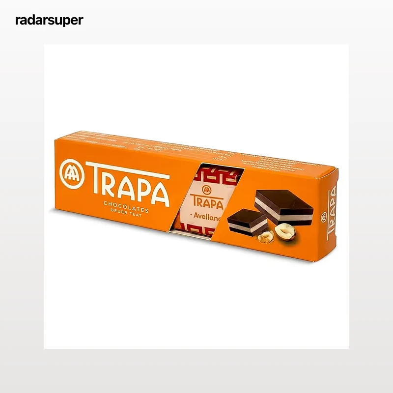 Bombones cortados avellana Trapa 40 g
