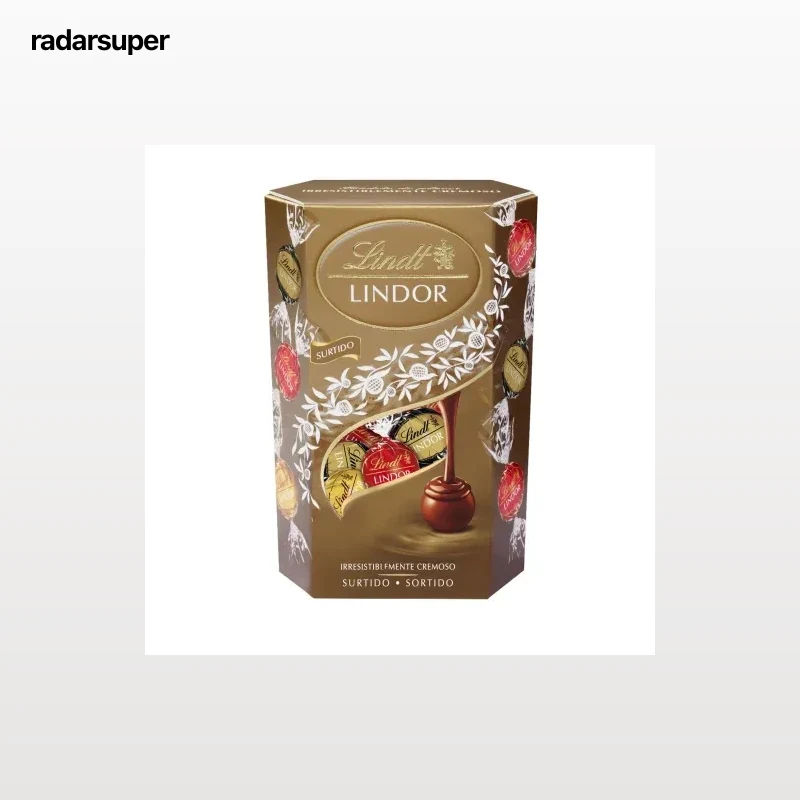 Bombones surtidos de chocolate con relleno cremoso Lindt Lindor 337 g.