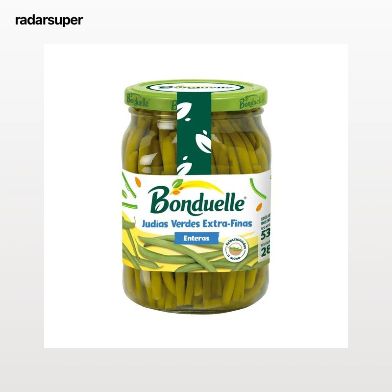 BONDUELLE Judías verdes finas frasco de 280 g