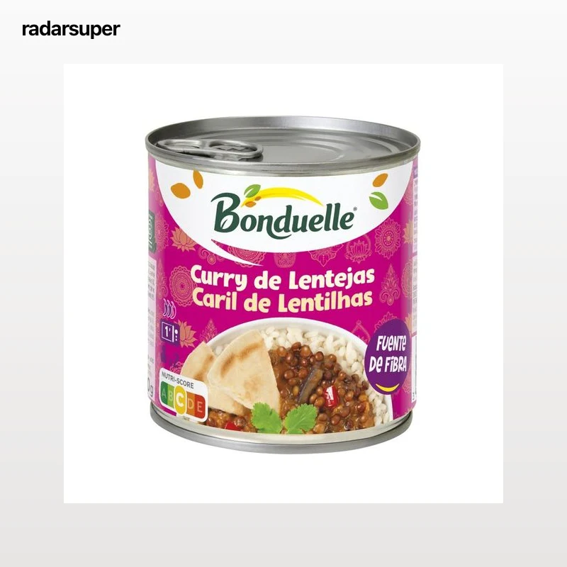 BONDUELLE Lentejas con curry 400 gr