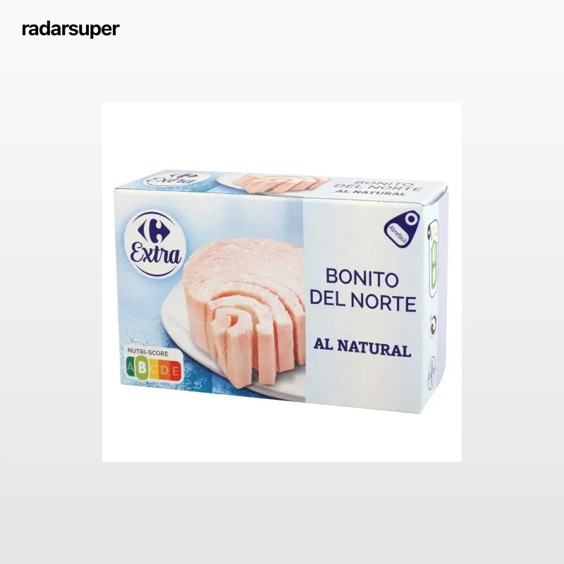 Bonito del Norte al natural Carrefour 74 g.