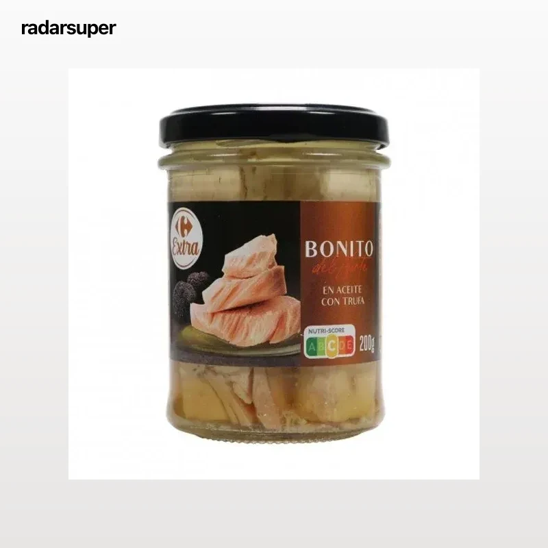 Bonito del norte en aceite de oliva con trufa Extra Carrefour 130 g.