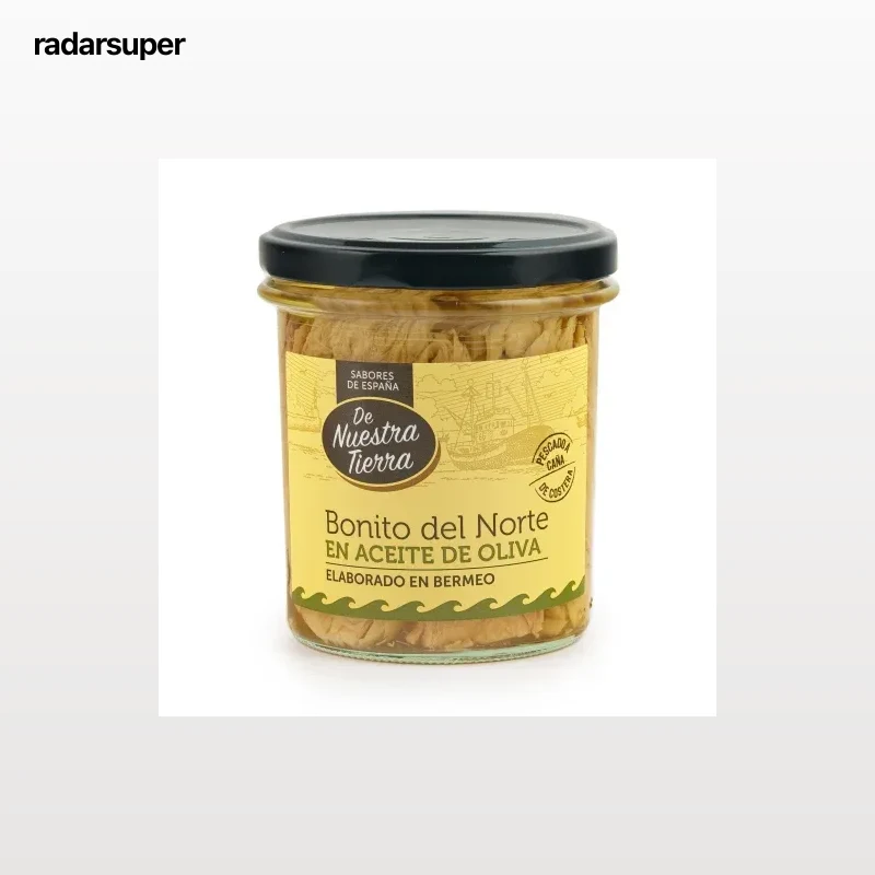 Bonito del norte en aceite de oliva De Nuestra Tierra 210 g.